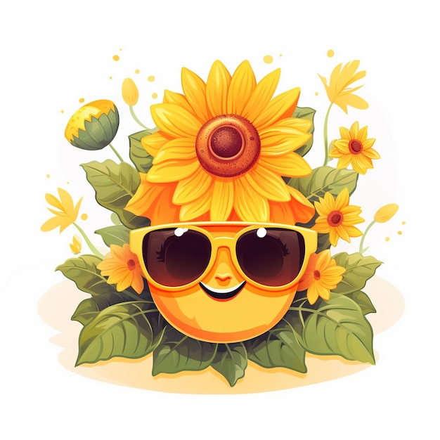 sunflower vector