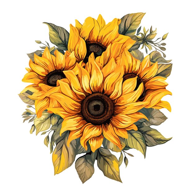 A sunflower with the word " sun " on it.