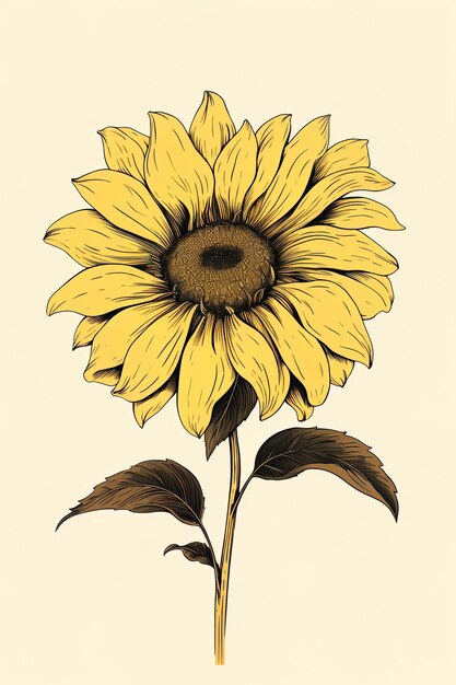 a sunflower with the words  sun  on it