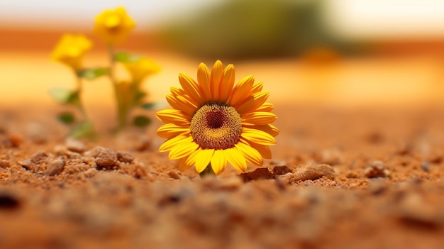 sunflowerlandscape HD 8K wallpaper Stock Photographic Image