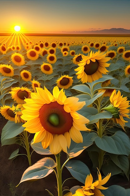 Sunflowers are the most popular flowers in the world.