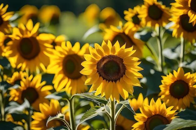 Sunflowers are a symbol of wealth and wealth