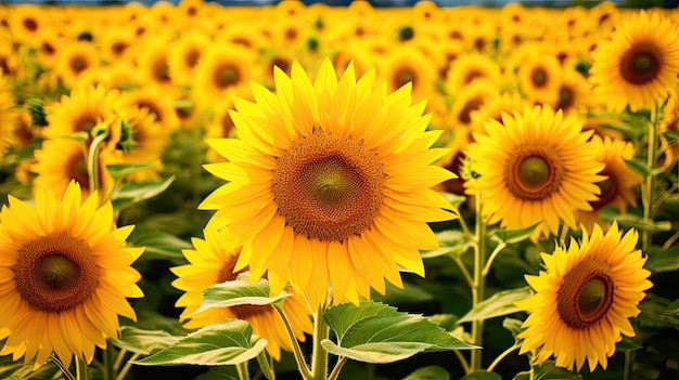 Sunflowers Field Backdrop