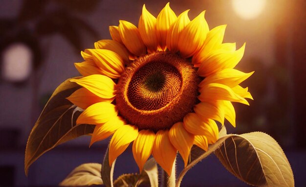 Premium AI Image | sunflowers in vase background