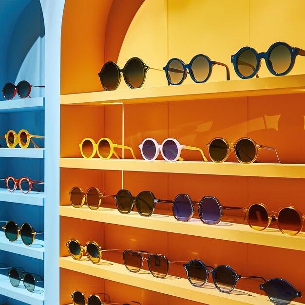 Photo sunglasses display