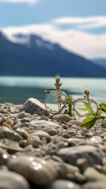 sunglasses photography with nature