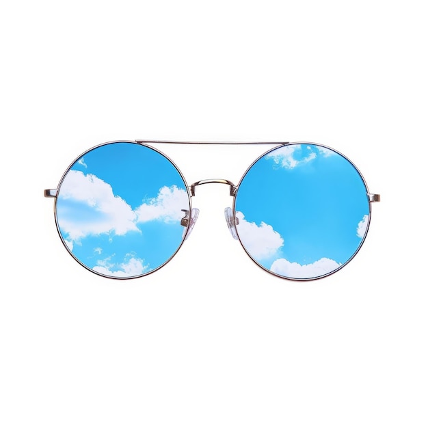 Sunglasses Reflecting Clouds