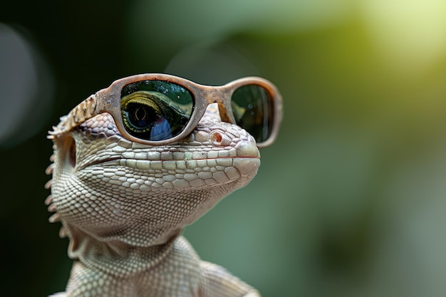 SunglassWearing Lizard