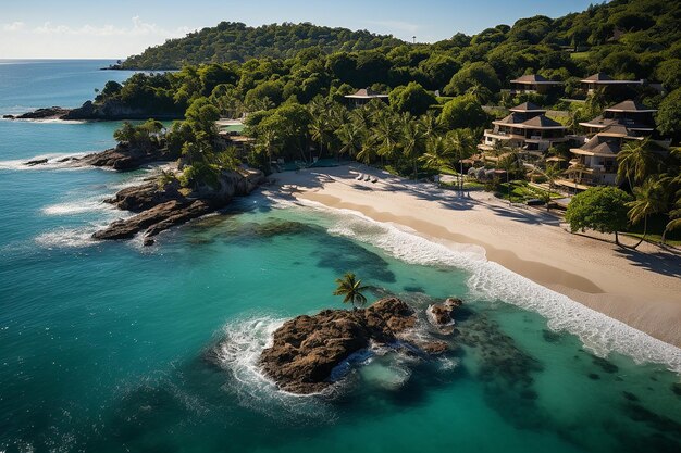 SunKissed Coastline Aerial Photography