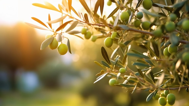 Sunkissed Olives A Bountiful Harvest from the Tree of Life with GenerativeAI