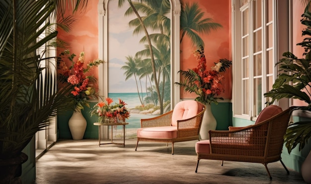 Sunkissed Serenity A Vintage Tropical Escape