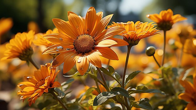 SunKissed Summer Flower Macro Shot