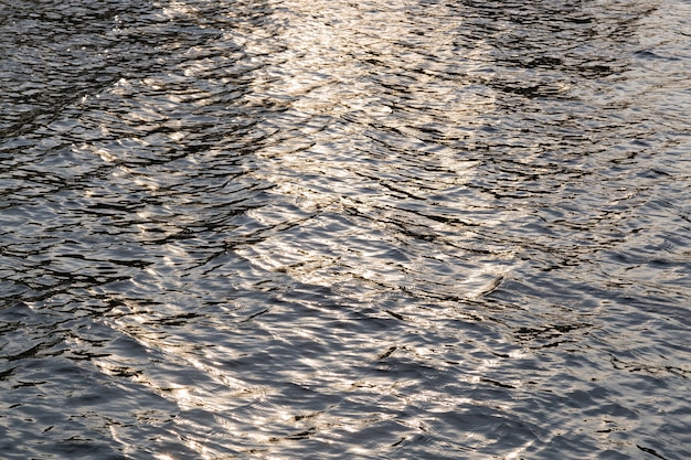 Sunlight reflecting waters