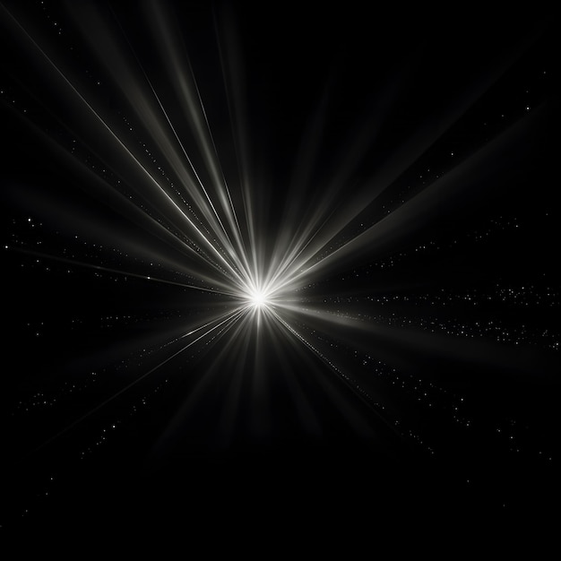 sunlight special lens lens flare light effects with transparency isolated on black background