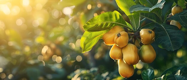 Photo sunlit cashew bounty apples nuts abound concept healthy eats nutritious snacks sunlit ambiance fresh ingredients colorful presentation