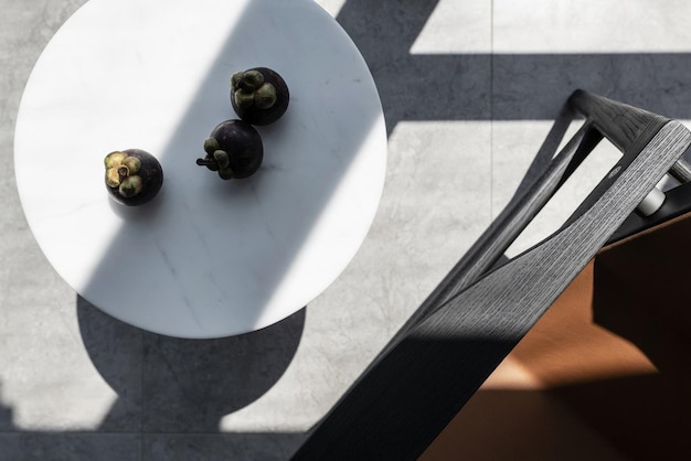 sunlit mangosteens