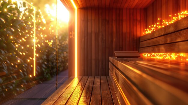 Sunlit Wooden Interior