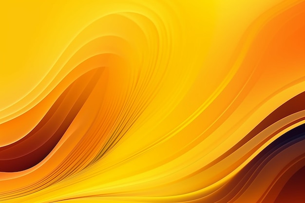 Sunny Bright Yellow Dynamic Abstract achtergrond Generatieve AI