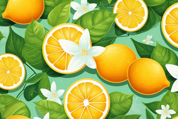 Sunny Citrus Cute Wallpaper for Bright Cheer