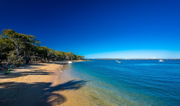 Sunny day on Coochiemudlo Island Brisbane Queensland Australia