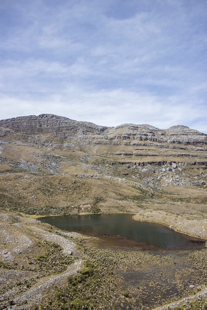 Photo sunny day in the sierra nevada del cocuy