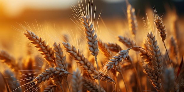 Sunny Day in the Wheat Fields