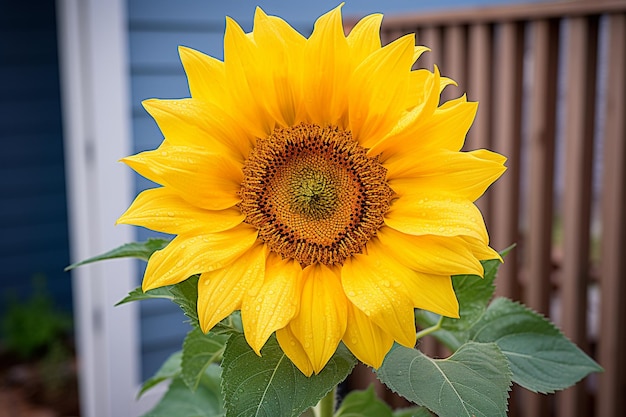 Photo sunny disposition sunflower photo