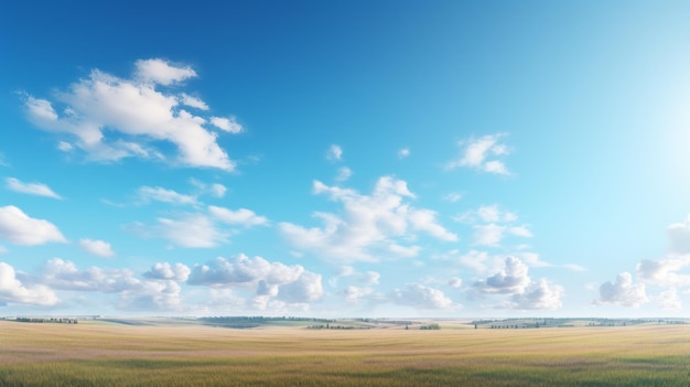 Photo sunny fields photorealistic renderings of sunlit landscapes