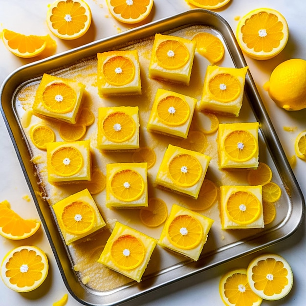 Sunny fresh yellow lemons on the table