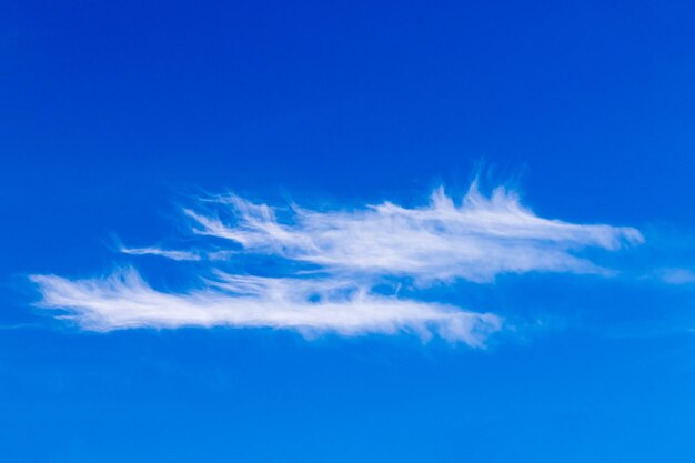 雲が晴れた空