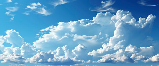 Sunny Summer Blue Sky Background Banner HD