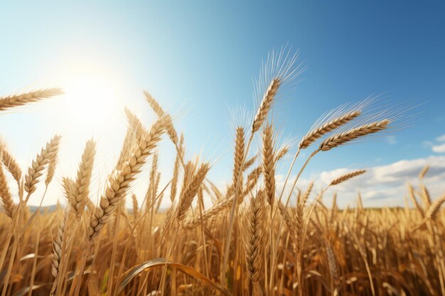 Sunny Wheat Field