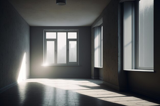 sunray in the apartment