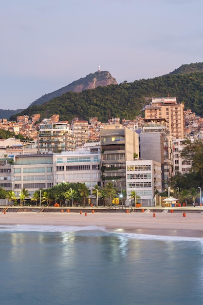 Sunrise on Arpoador Stone in Rio de Janeiro Brazil