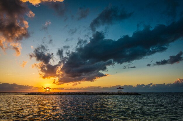 Sunrise at bali indonesia