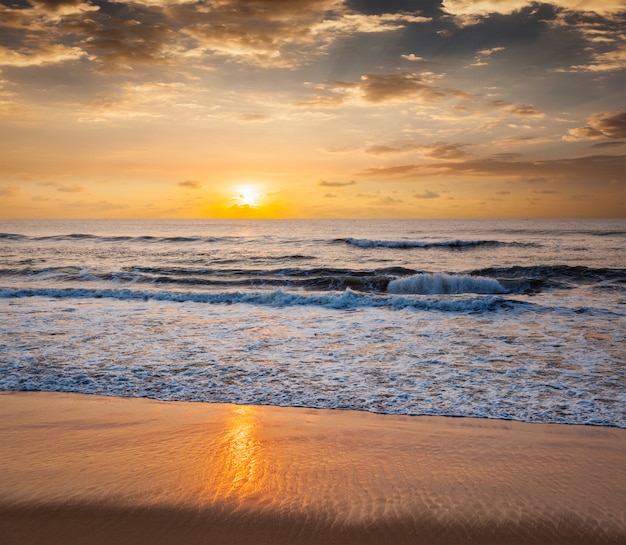 Sunrise on beach