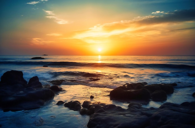 the sunrise by remy tayson sri lanka seascapes