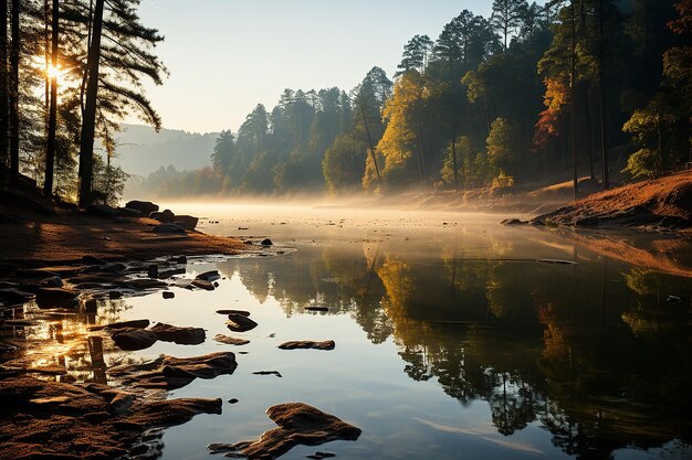 Sunrise on the Chattahoochee River