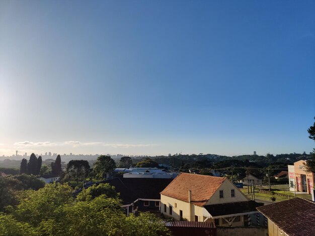 Photo sunrise in curitiba