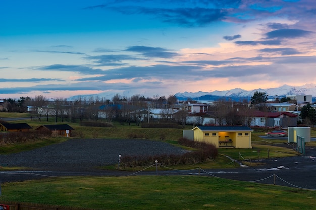 Sunrise at Hofn, Iceland