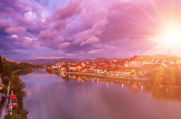 Sunrise at Maribor