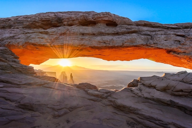 Sunrise at Mesa arch, USA