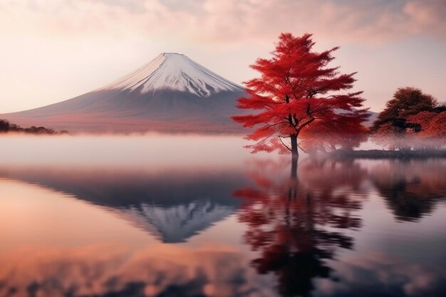 写真 富士山の日の出