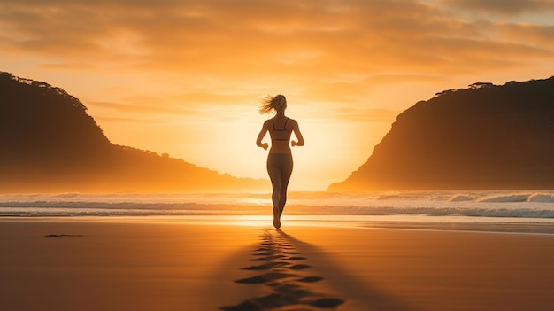 Sunrise Run Embracing Nature's Beauty and Personal Strength