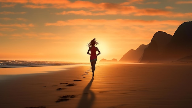 Sunrise Run Embracing Nature's Beauty and Personal Strength
