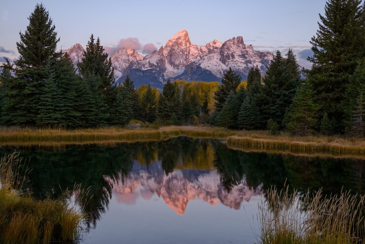 Photo sunrise at schwabachers landing