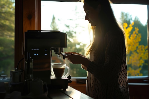 Sunrise Sips Cabin Life with a TechInfused Coffee Maker