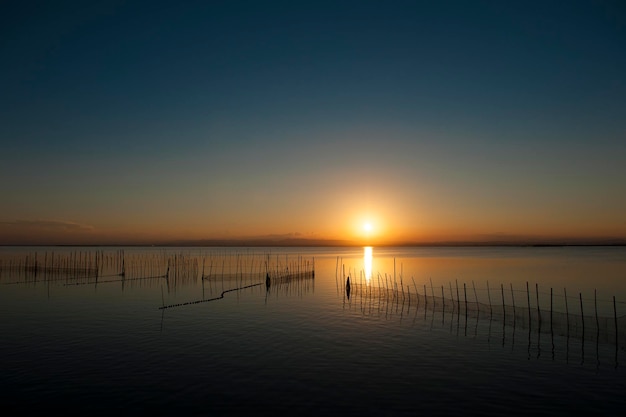 Sunset at the Albufera of Valencia