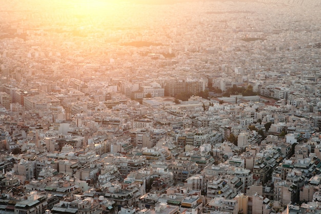 Sunset in Athens.