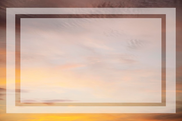 Sunset background. Sky banner at sunset. Background or banner for the site. Background for a postcar